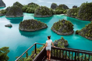 Vibrant coral garden at Melissa’s Garden Raja Ampat, popular diving spot for colorful reefs