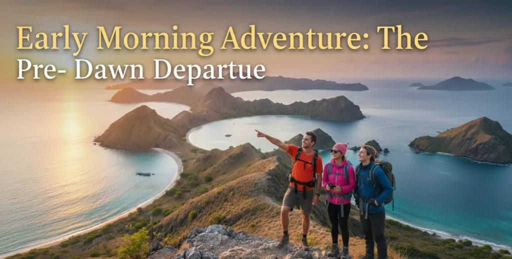 Early Morning Adventure The Pre-Dawn Departure in Padar Island