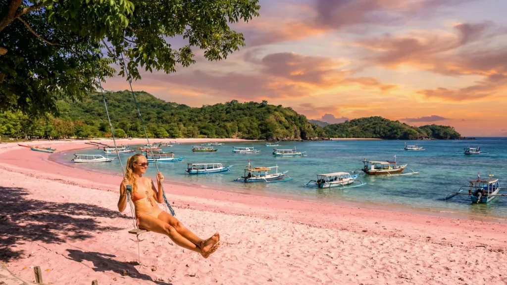 Indonesia's Pink Beach