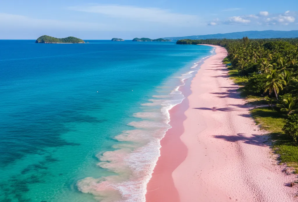 Pink Beach Great Santa Cruz Island Pink Beach – Philippines
