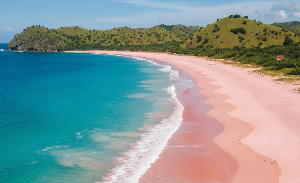Pink Beach Pantai Tangsi – Lombok, Indonesia